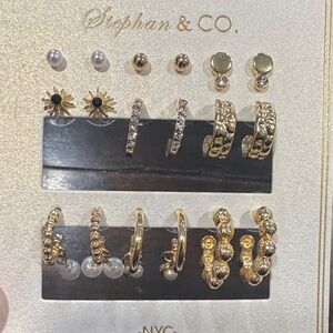 Gold and Silver Earring Collection